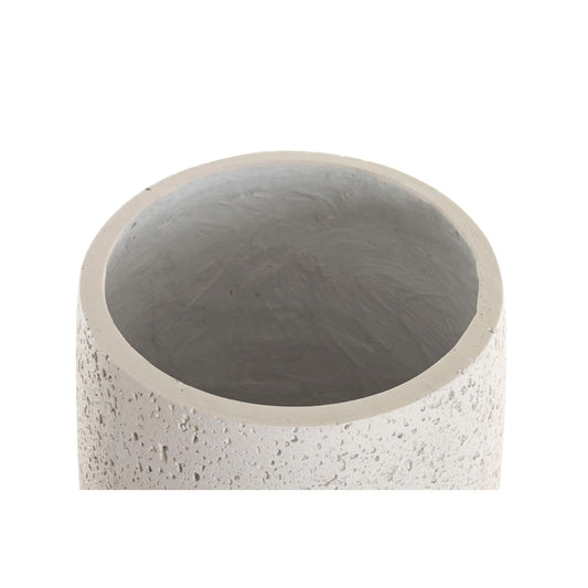 Planter Home ESPRIT White Fibre Mediterranean 35 x 35 x 60 cm