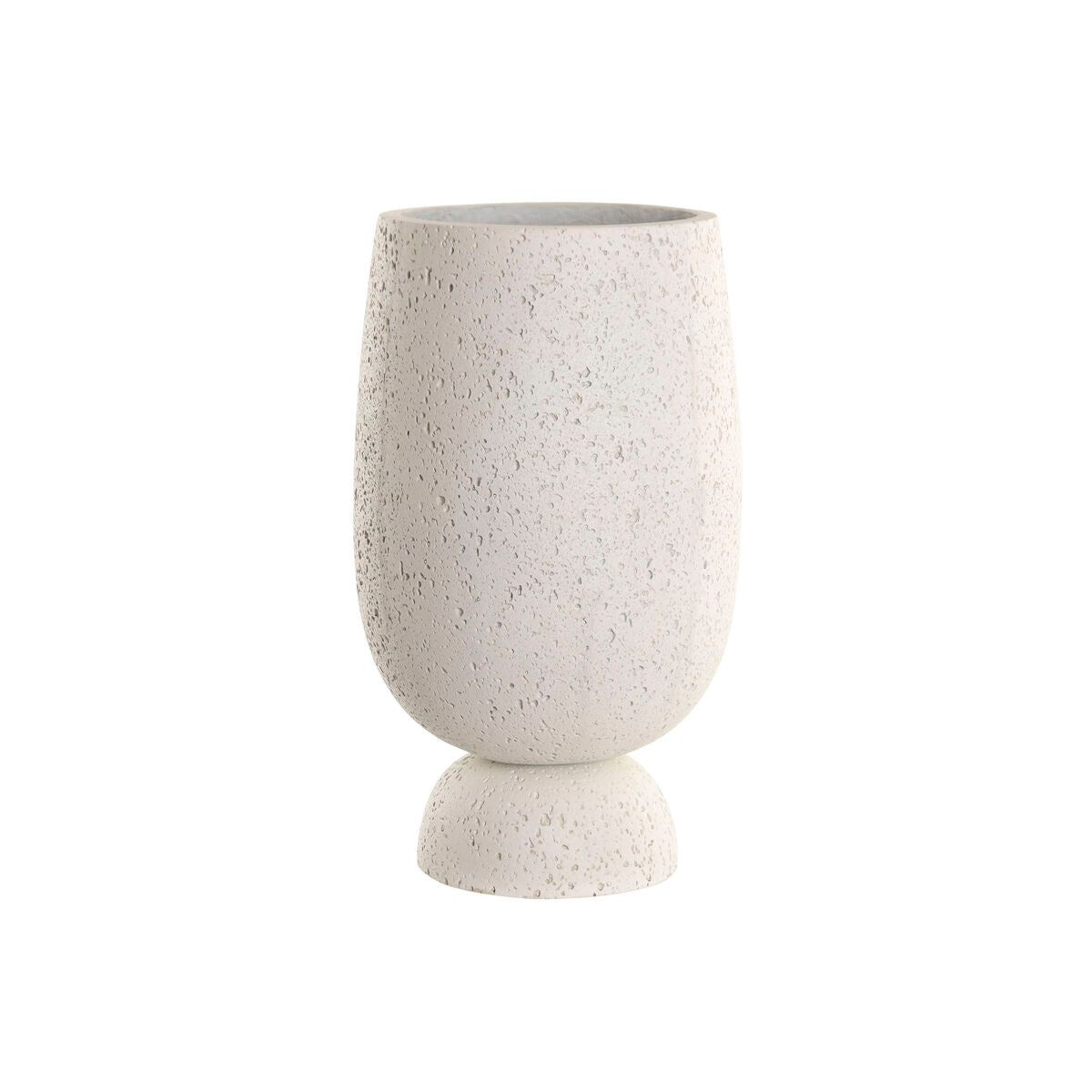 Planter Home ESPRIT White Fibre Mediterranean 35 x 35 x 60 cm
