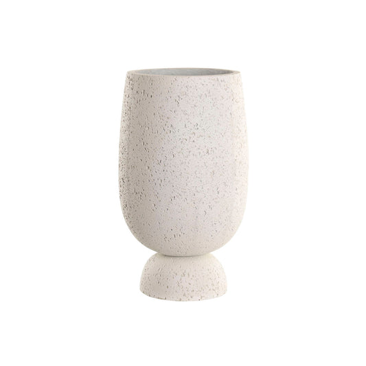 Planter Home ESPRIT White Fibre Mediterranean 35 x 35 x 60 cm