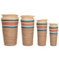 Planter Home ESPRIT Multicolour Fibre Arab (4 Units)