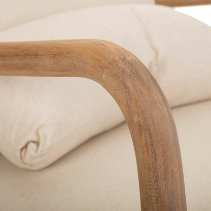 Armchair Alexandra House Living Grey 85 x 74 x 66 cm