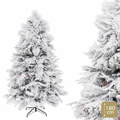 Christmas Tree PVC Polyethylene Pineapples Snowfall 80 x 80 x 180 cm