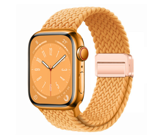 Magnetic Buckle Woven Loop Integrated Strap