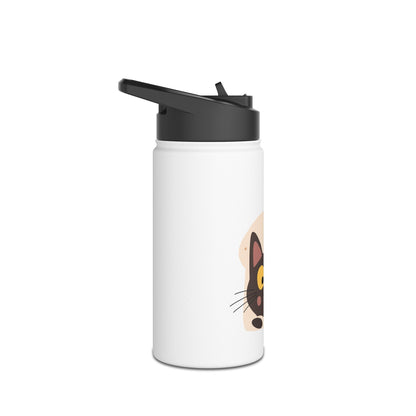 Stainless Steel Water Bottle Lid-cat