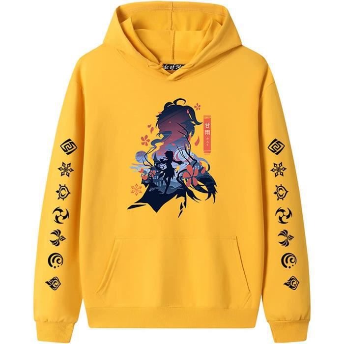 Blade Flame Pillar casual pullover hoodie