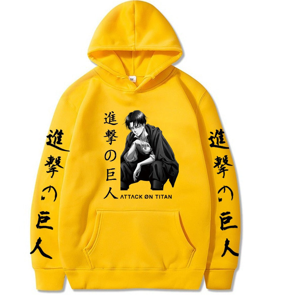 Attack on Titan Printed Hooded Sweatshirt for Mens