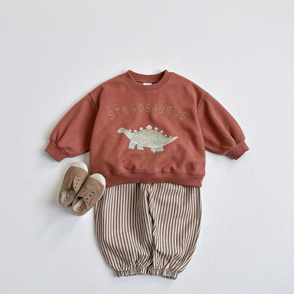 Children's Ins Korean Cartoon Dinosaur Sweatshirt