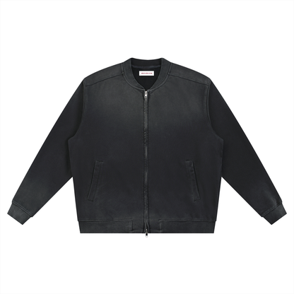 Sun Fade Heavyweight Baseball Jacket