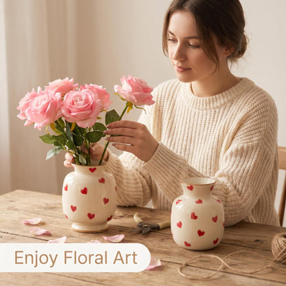 Hand-Painted Ceramic Vase