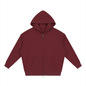 Waran Unisex Loose Solid Full Zip Hoodie