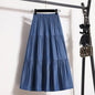 Silk Denim Skirt For Women