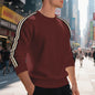 Casual Men's Loose Round Neck Sweater Thin