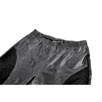 Dark in Love Serpentine Mesh Panel Leggings