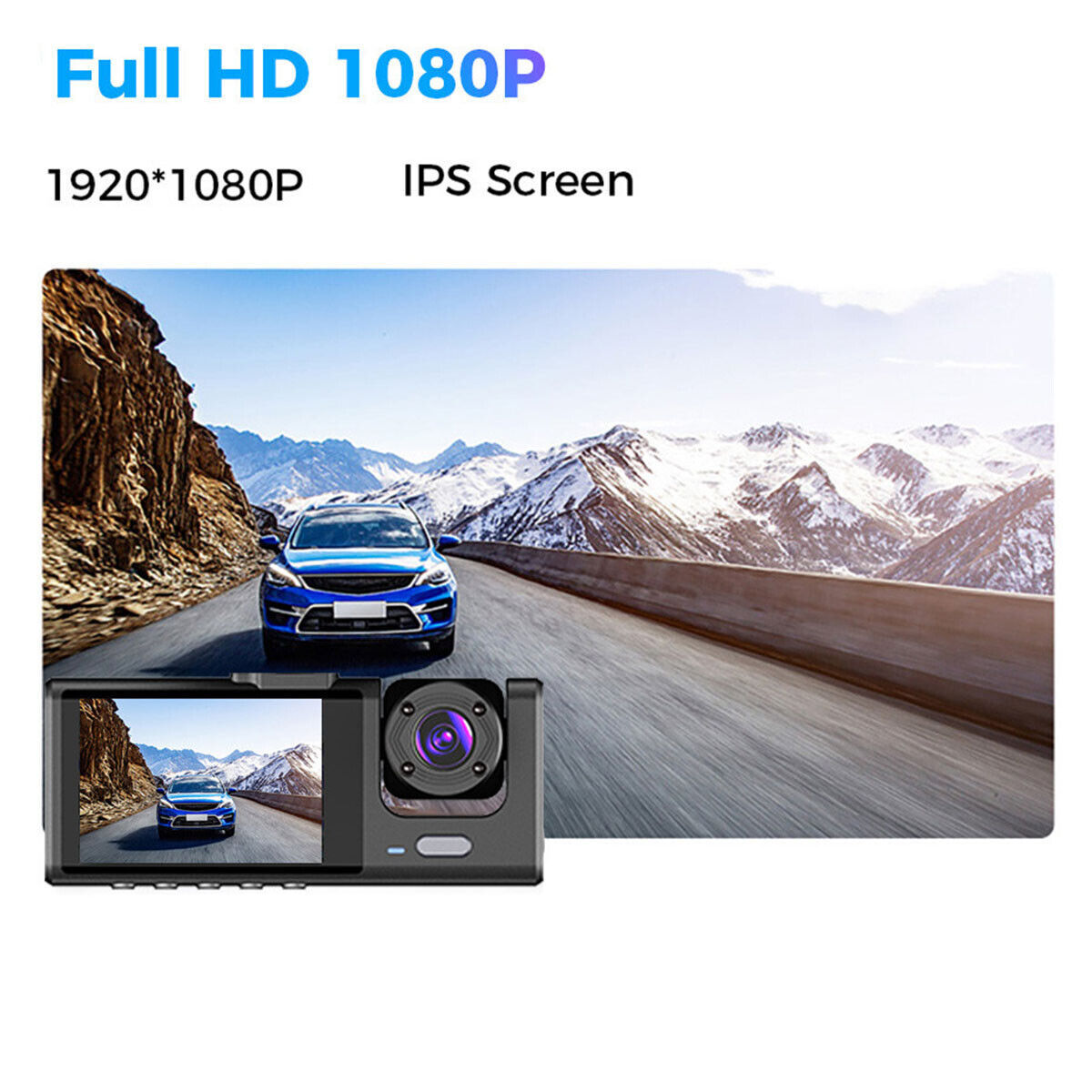 Car Dash Cam Recorder 1080P Dual Lens