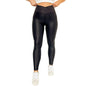Women's High Waist Leather-Look Tight Trousers