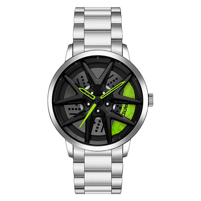 Cool Wheel Hollow Out Quartz Watch