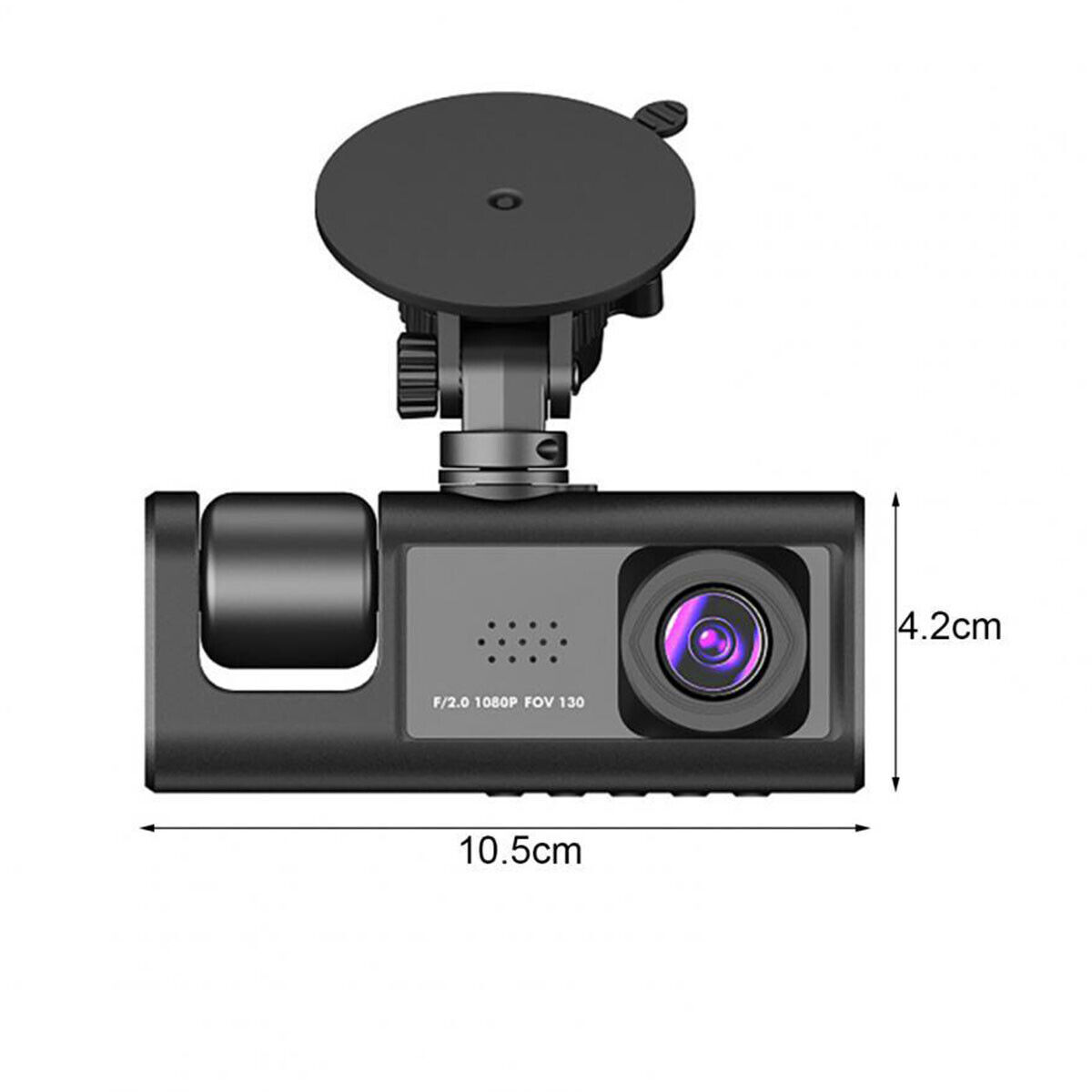 Car Dash Cam Recorder 1080P Dual Lens