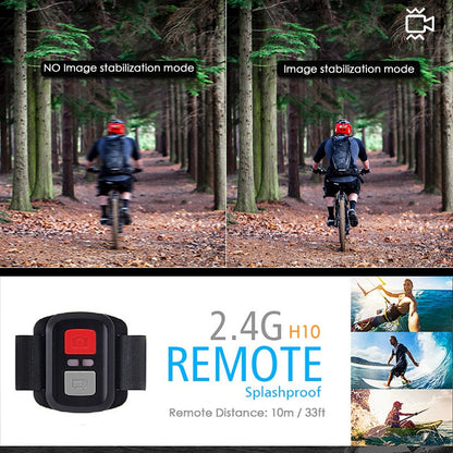 H10 EIS Anti-shake Action Camera Ultra HD 4K / 60fps