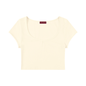 Women's Slim Cap Sleeve Crop T-Shirt