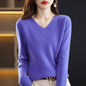 Women's Knitwear V-neck Pullover