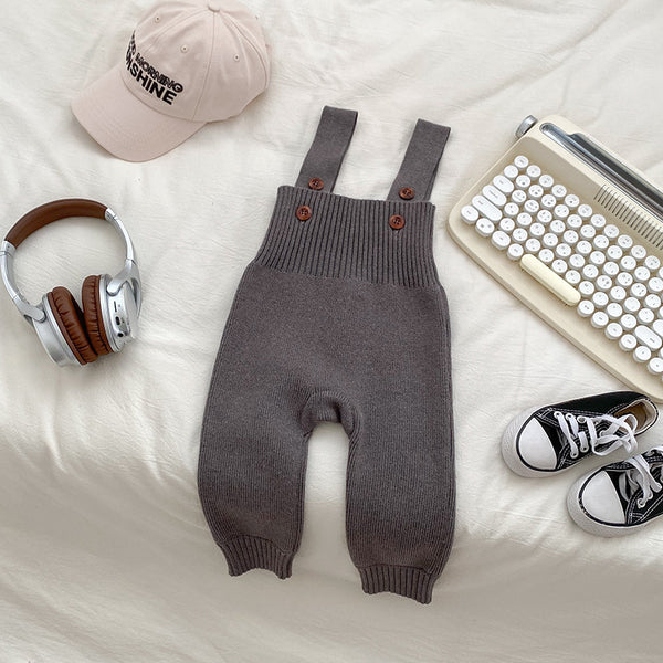 Baby Knit Bib Jumpsuit