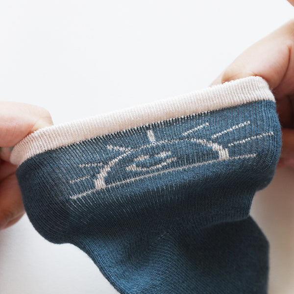 Cartoon Mid-calf Children's Socks Combed Cotton