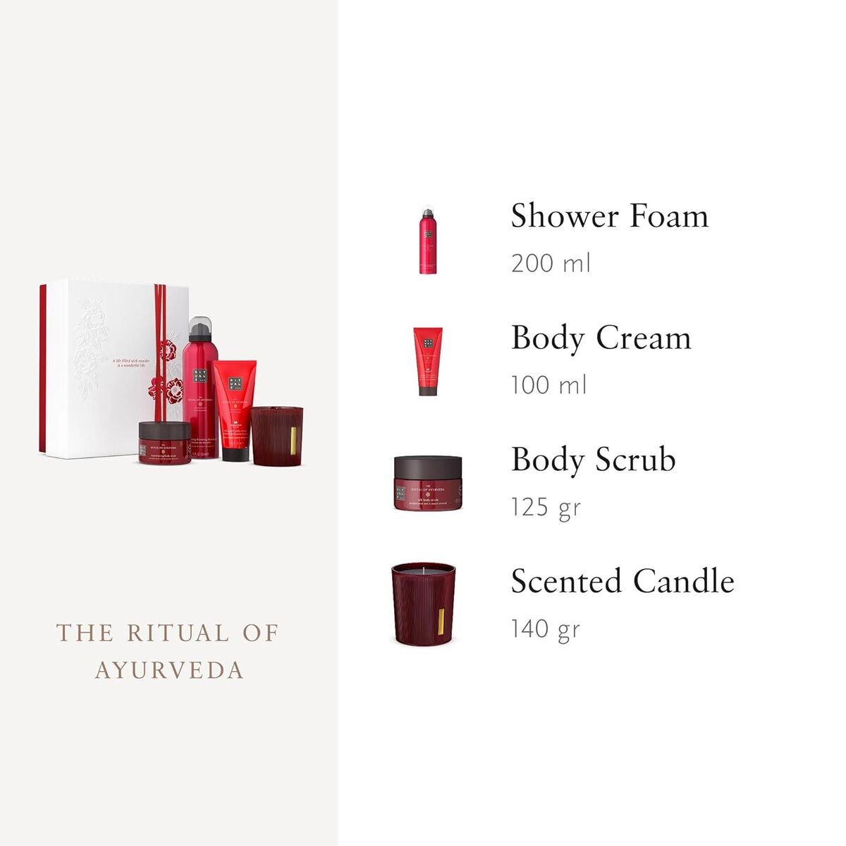 Bath Set Rituals THE RITUAL OF AYURVEDA 4 Pieces