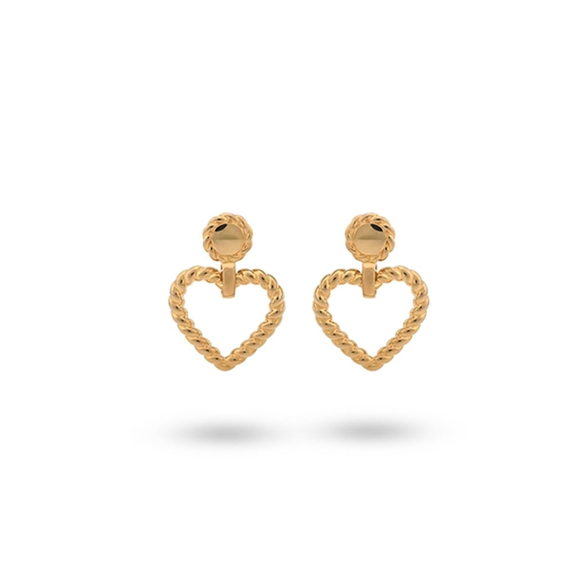 Ladies' Earrings 24KAE 42405Y Golden