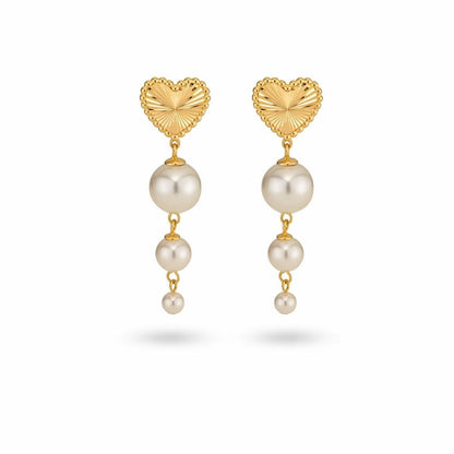 Ladies' Earrings 24KAE 42428Y Golden