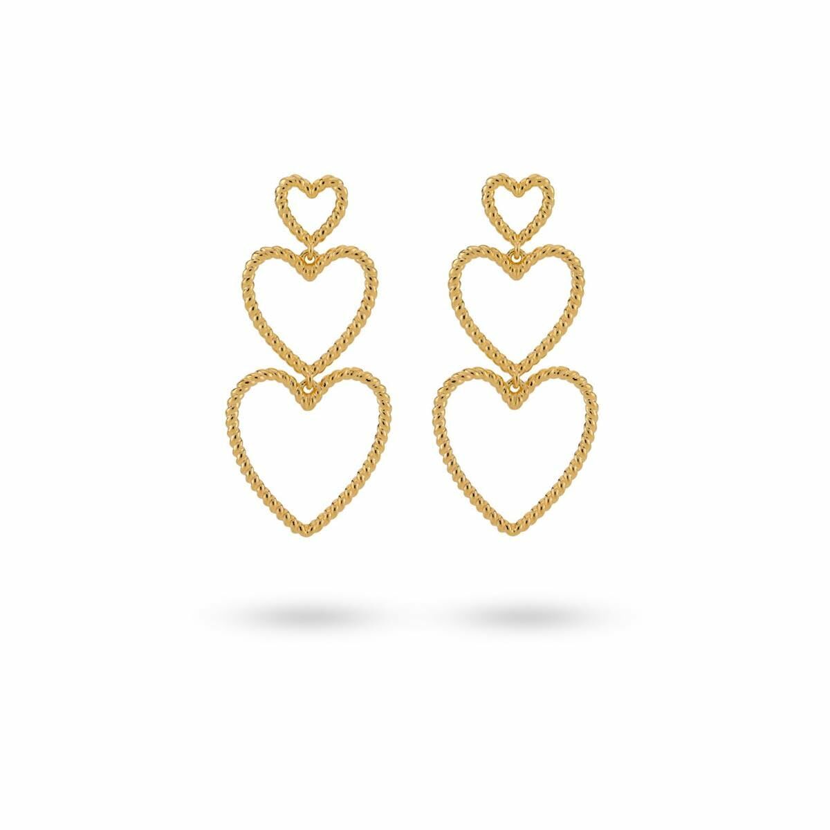 Ladies' Earrings 24KAE 42442Y Golden
