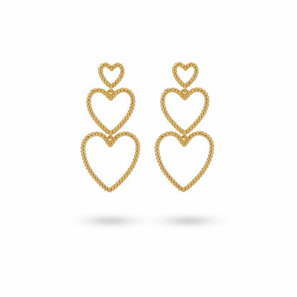 Ladies' Earrings 24KAE 42442Y Golden