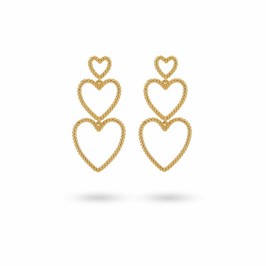 Ladies' Earrings 24KAE 42442Y Golden