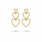 Ladies' Earrings 24KAE 42442Y Golden