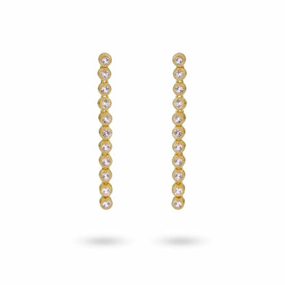 Ladies' Earrings 24KAE 42458Y Golden