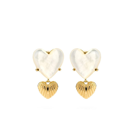 Ladies' Earrings 24KAE 42490Y Golden
