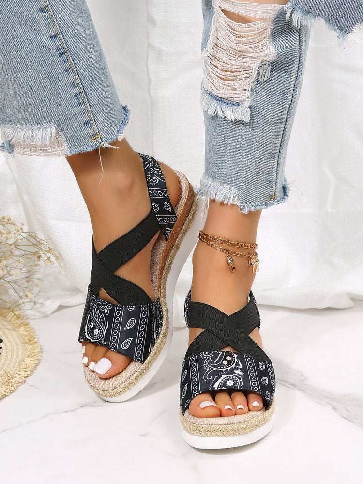Women Ankle-strap Buckle Sandals