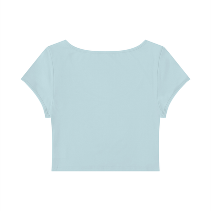 Women's Slim Cap Sleeve Crop T-Shirt