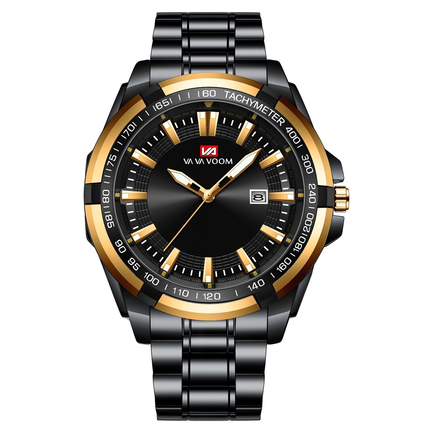 Business Sports Steel Belt Luminous Watch