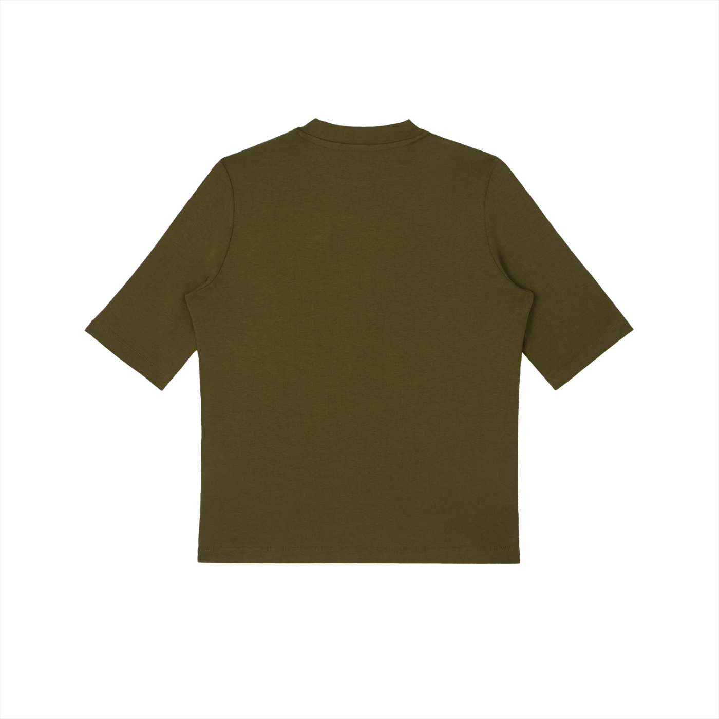 Womens Mock Neck Short Sleeve T-Shirt
