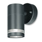 4lite Marinus GU10 Single Direction Outdoor Wall Light without PIR - Anthracite