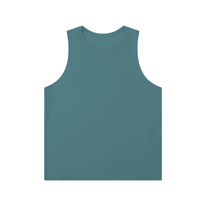 Men's Solid Color Crewneck Tank Top