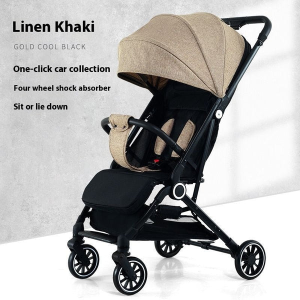 Pull Rod Type Ultra-light Stroller Four Minus