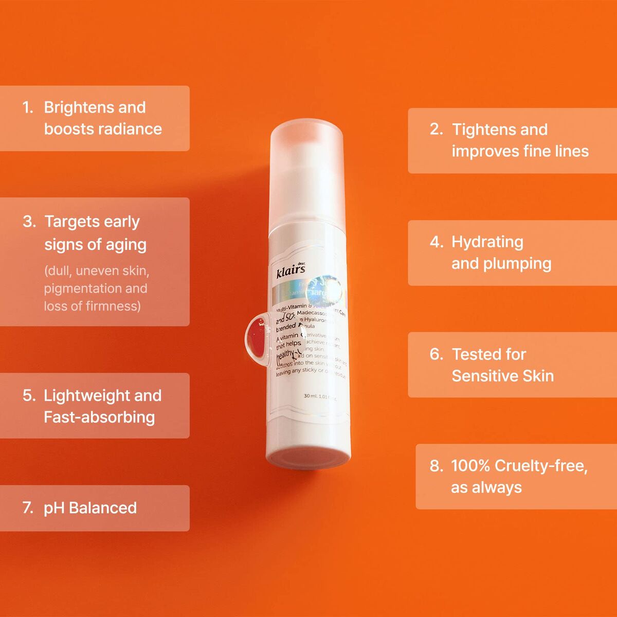 Facial Serum Klairs FRESHLY JUICED 30 ml