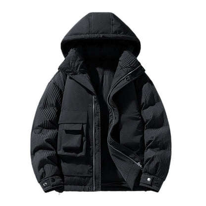 Down feather Hooded jacket