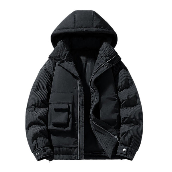 Down feather Hooded jacket