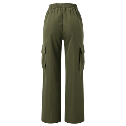 High Waist Wide Leg Straight trousers