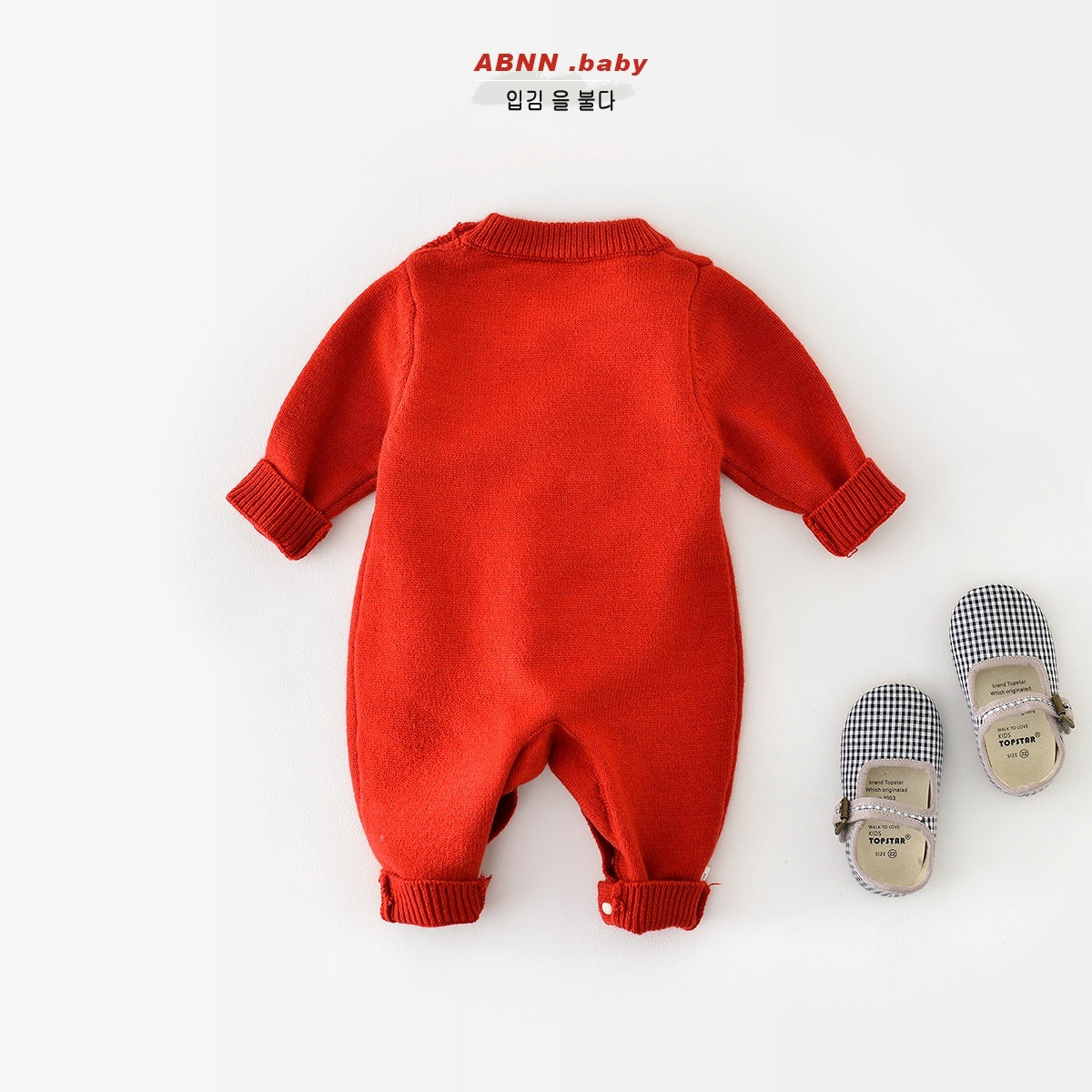Baby Jumpsuit Cartoon Knitted Rabbit Sweater