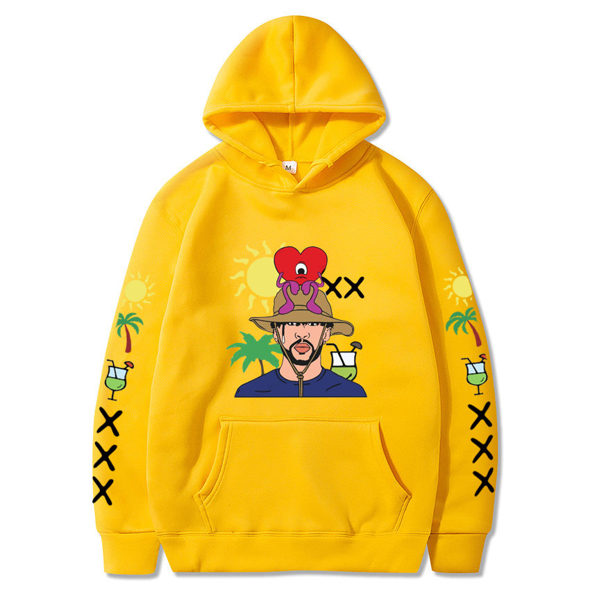 Womens un verano sin ti around body bunny hoodie
