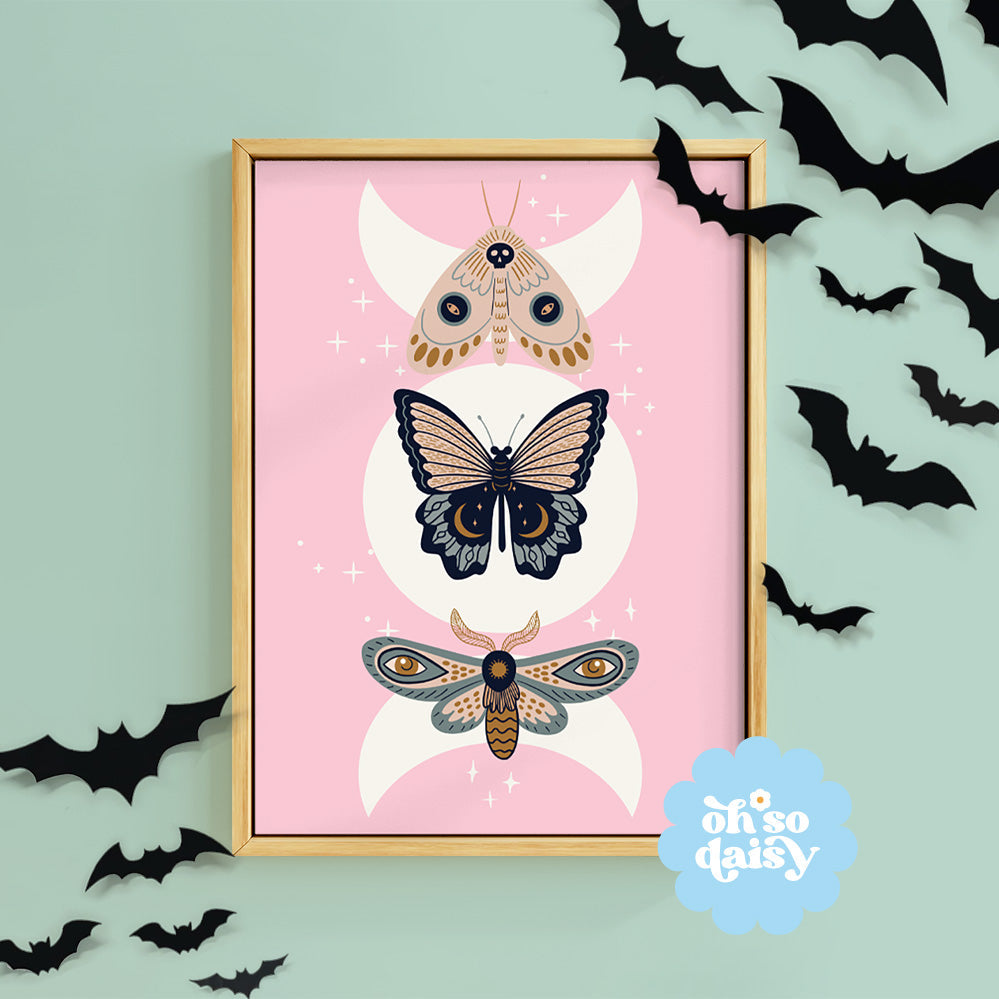 THE LUNAR MOTHS PRINT