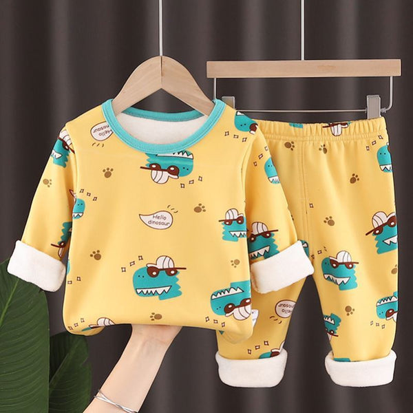 Boy Long-sleeved Thick Thermal